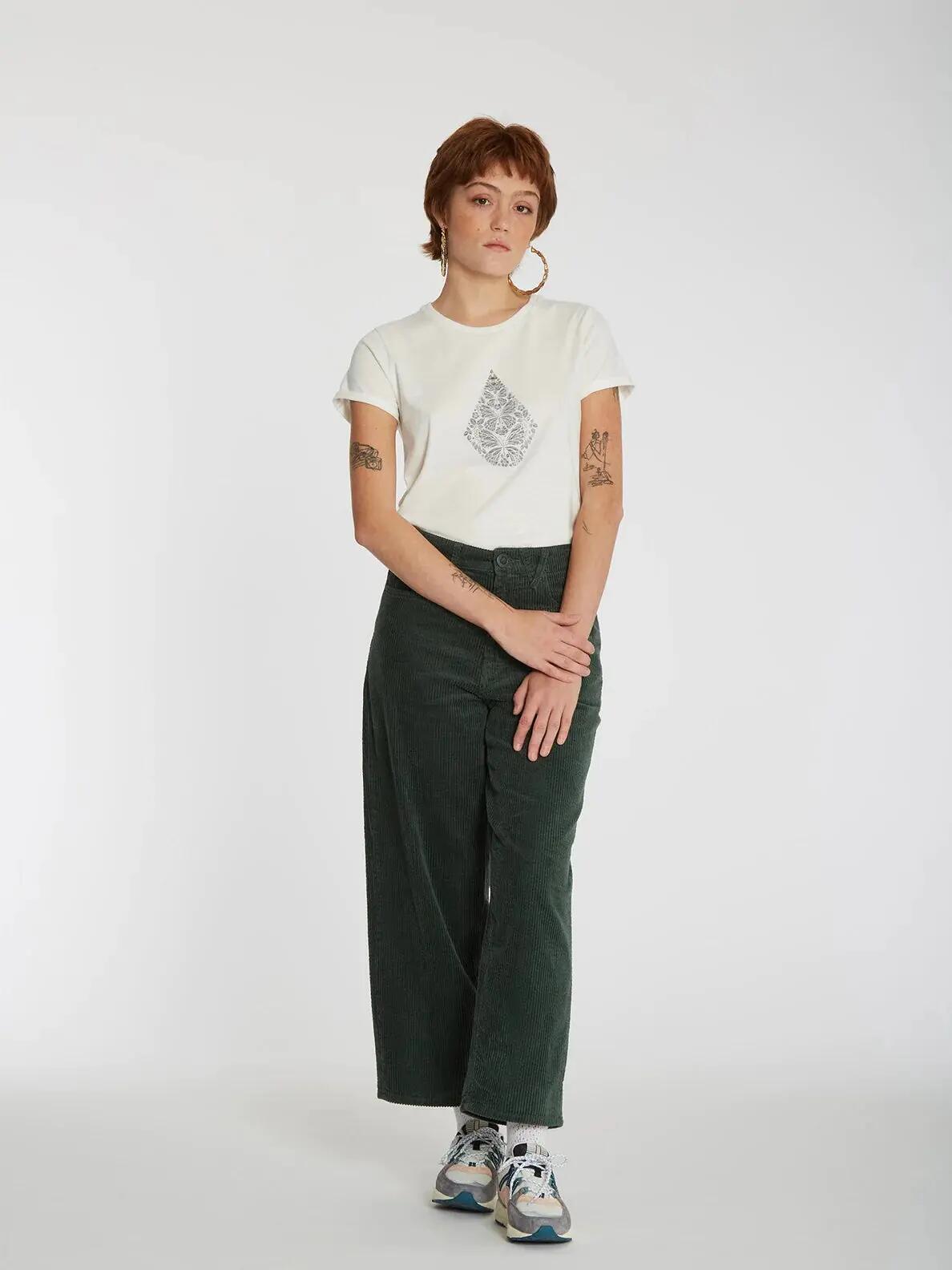 T-shirt - Skate - Mulher - Radical Daze Tee - Estampado - Branco 4/4