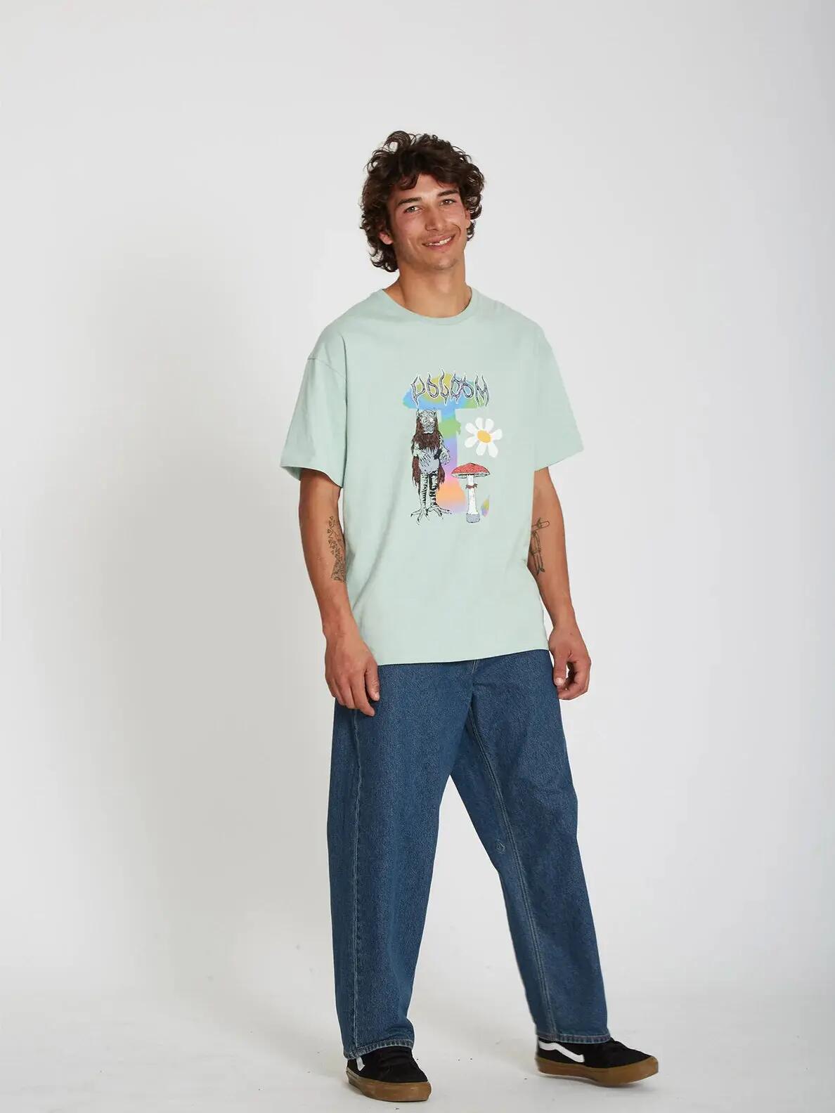 T-shirt - Skate - Estampado Chrissie Abbott - French Lichen 4/4