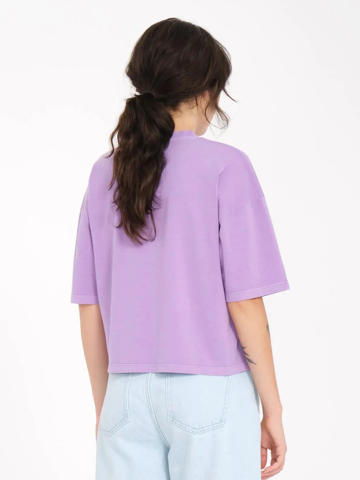 T-shirt - Skate - Mulher - Estampado paisley - Play The - Purple 2/4
