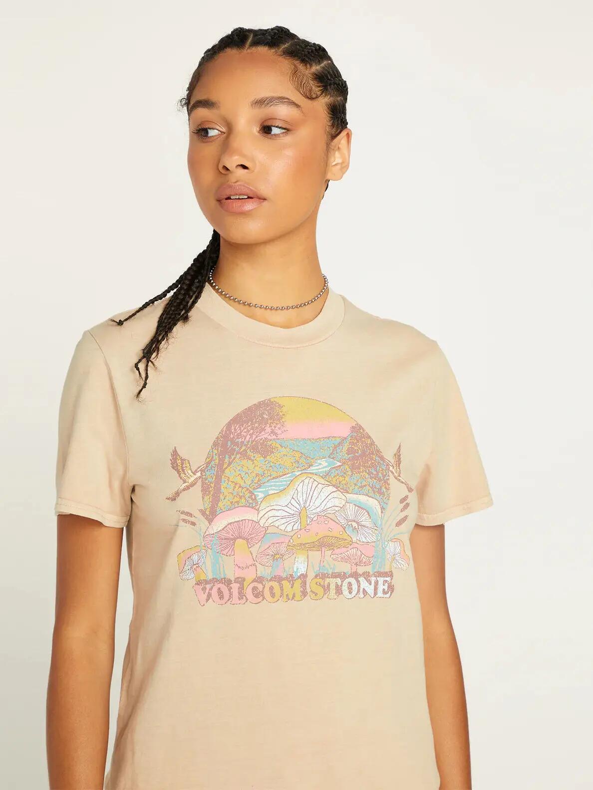 T-shirt - Monopatim - Mulher - Farm To Yarn Lock It Up - Estampado - Taupe 3/3