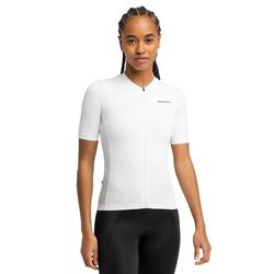 Maillot vélo manches courtes femme Cyclisme Core Sonora Blanc