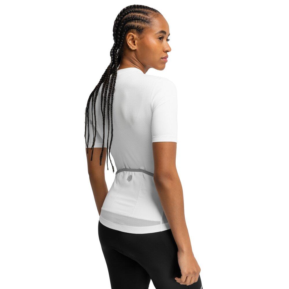 Damen Radsport kurzärmeliges radtrikot für Core Sonora Weiß 2/7