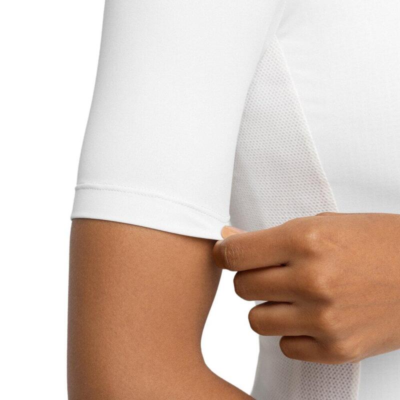 Camisola de ciclismo manga curta mulher Core Sonora Branco