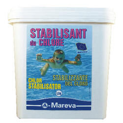 Stabilisant de chlore granulé Mareva 4.5 kg