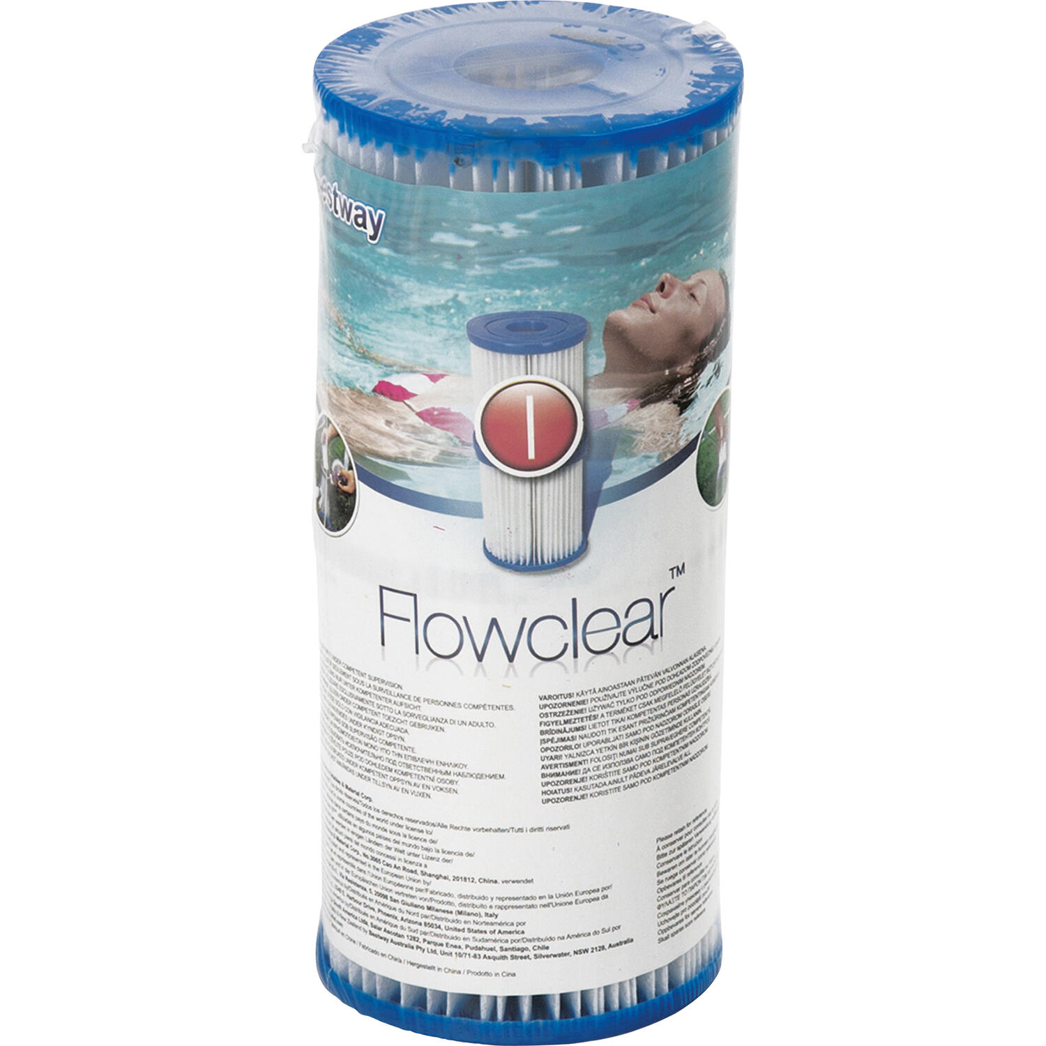 BESTWAY Cartucce di Ricambio pool filtration bambino Type I, Nero