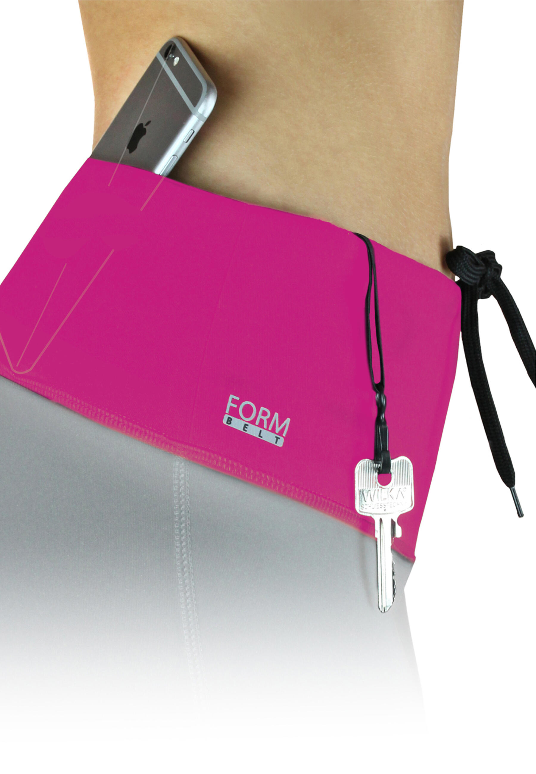 Damen lange Laufhose-Hoher Bund, Atmungsaktiv, mit Handytasche-brazil 3/7