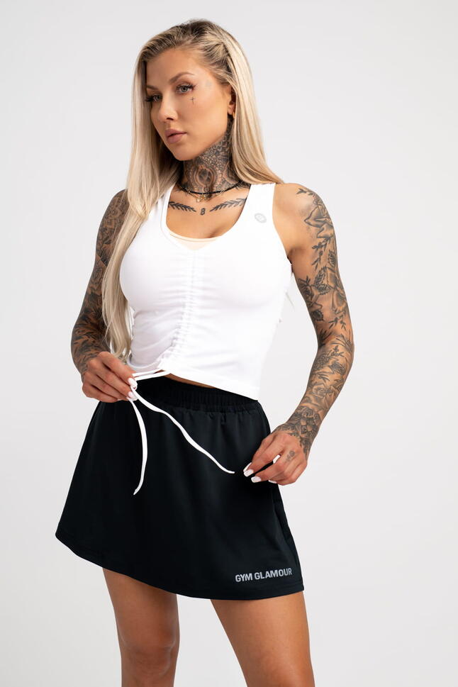 Top fitness damski Gym Glamour ściągany