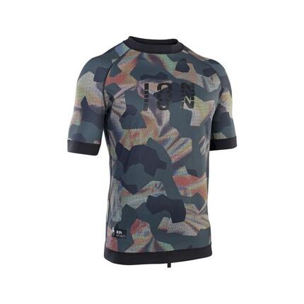 Lycra-Top ION Maze SS Herren grau-camo