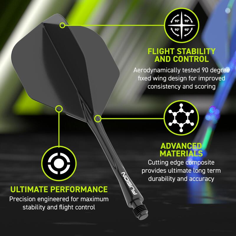Fluturas si tija Winmau Fusion, albastru