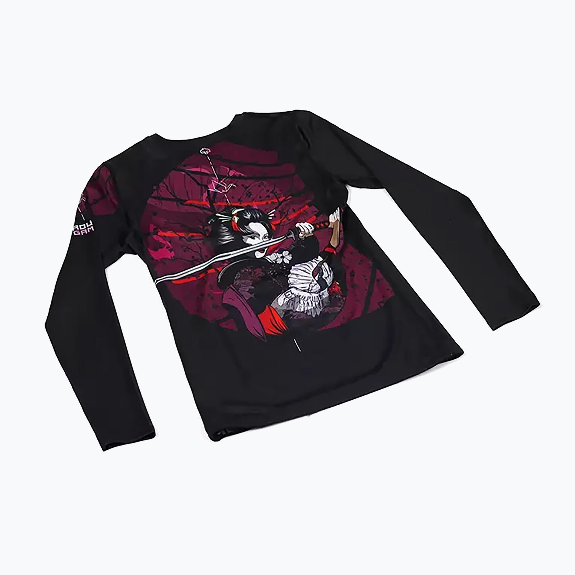 Rashguard longsleeve damski Ground Game Tsuru Warrior