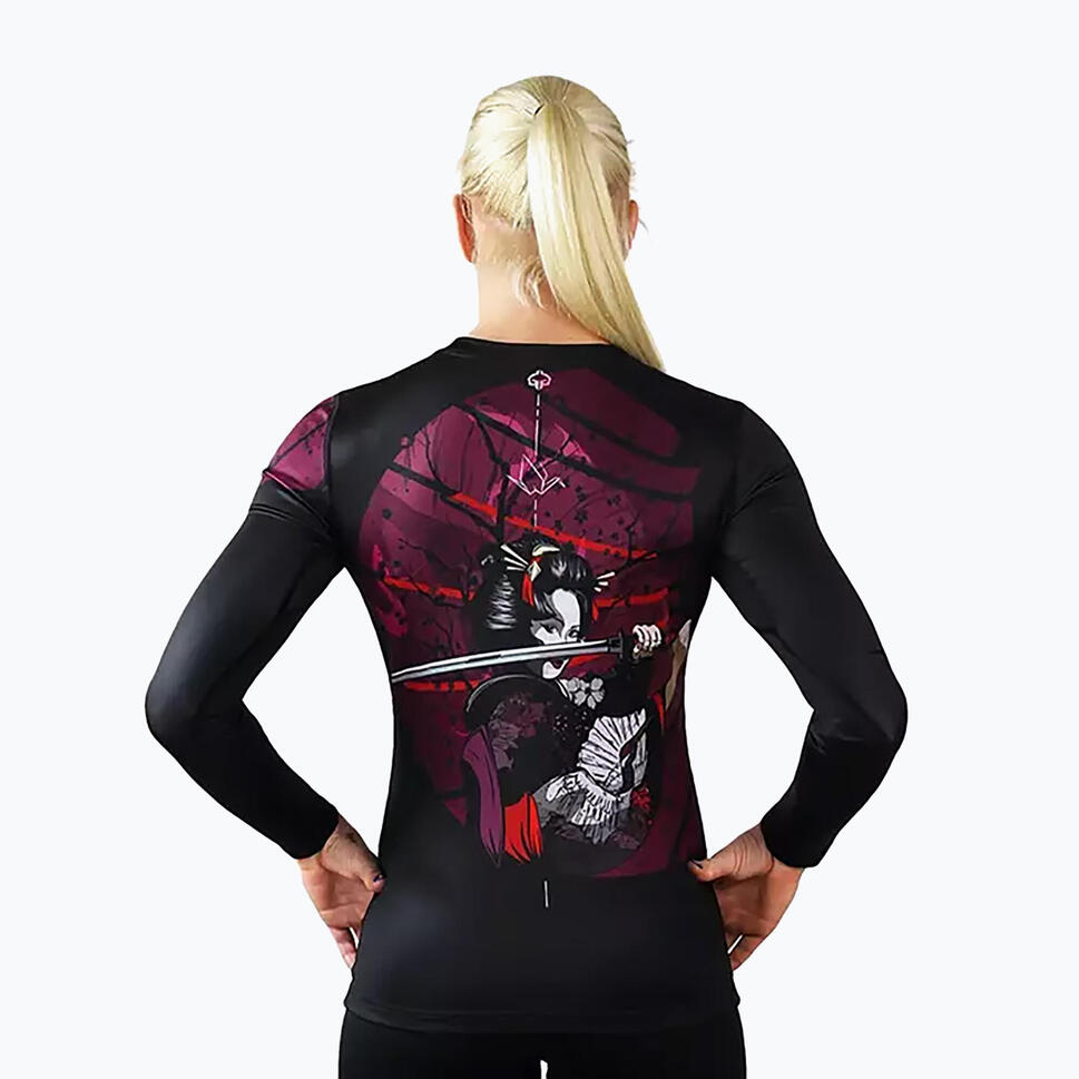 Rashguard longsleeve damski Ground Game Tsuru Warrior