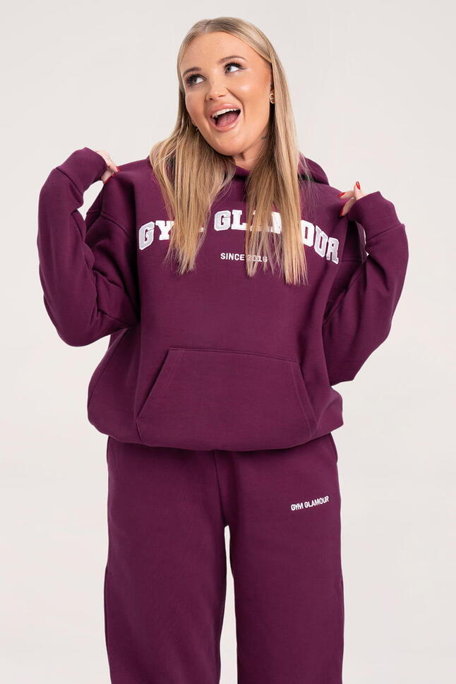 Bluza fitness damska Gym Glamour college
