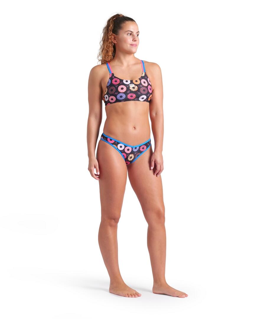 Maiô de uma peça Arena Donuts Bikini Bandeau 3/5