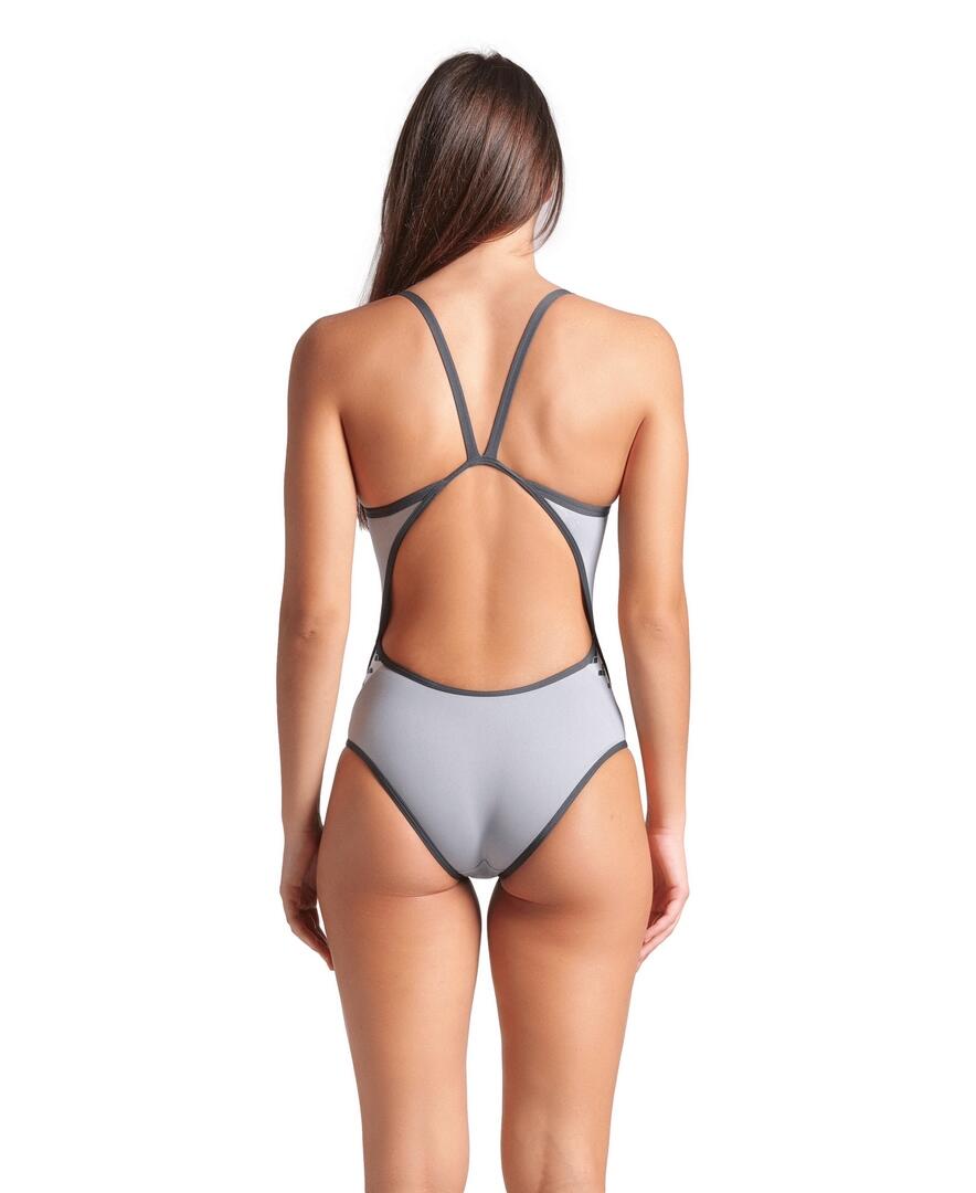 Maillot de bain Arena Icons Super Fly Seam Foam/Asphalt Femme 7/7
