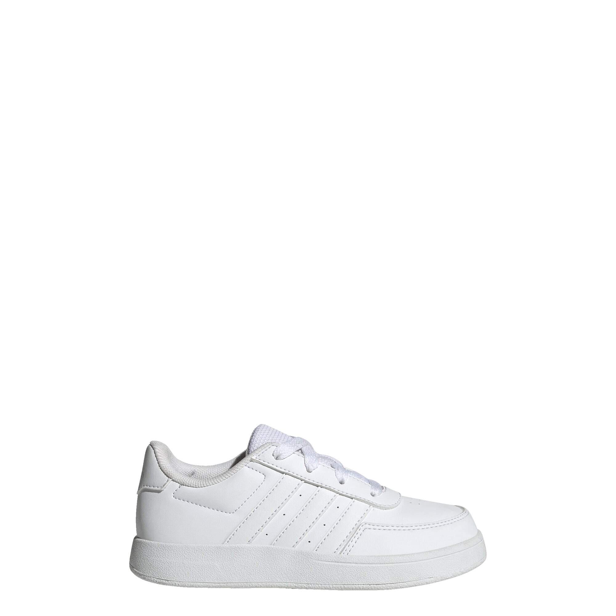 Adidas - Chaussure À Lacets Breaknet Lifestyle Court - Chaussures De Sport - Blanc|gris - 30 - Decathlon