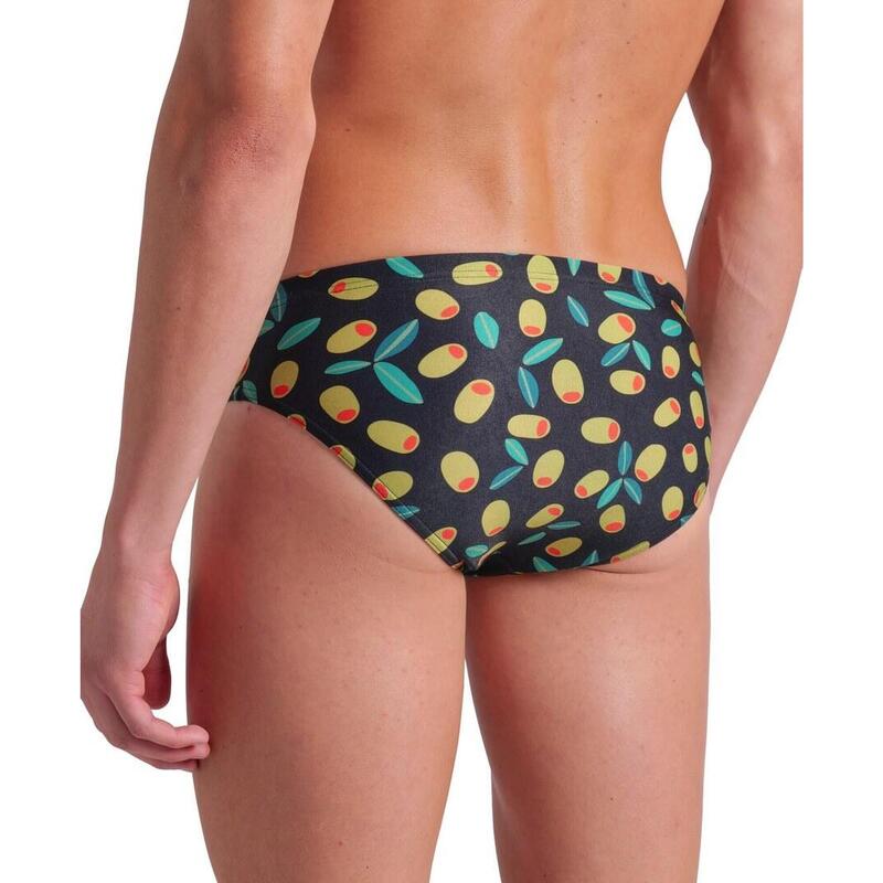 Pánské plavky arena Performance Funny Prints Olives Swim Briefs