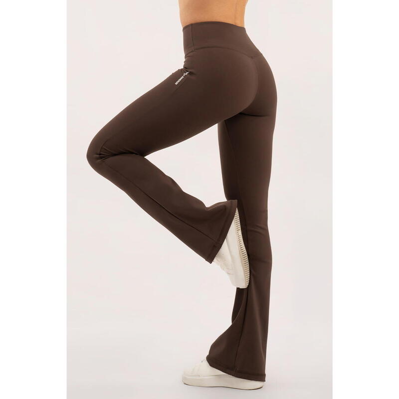 Spodnie fitness damskie Gym Glamour dzwony