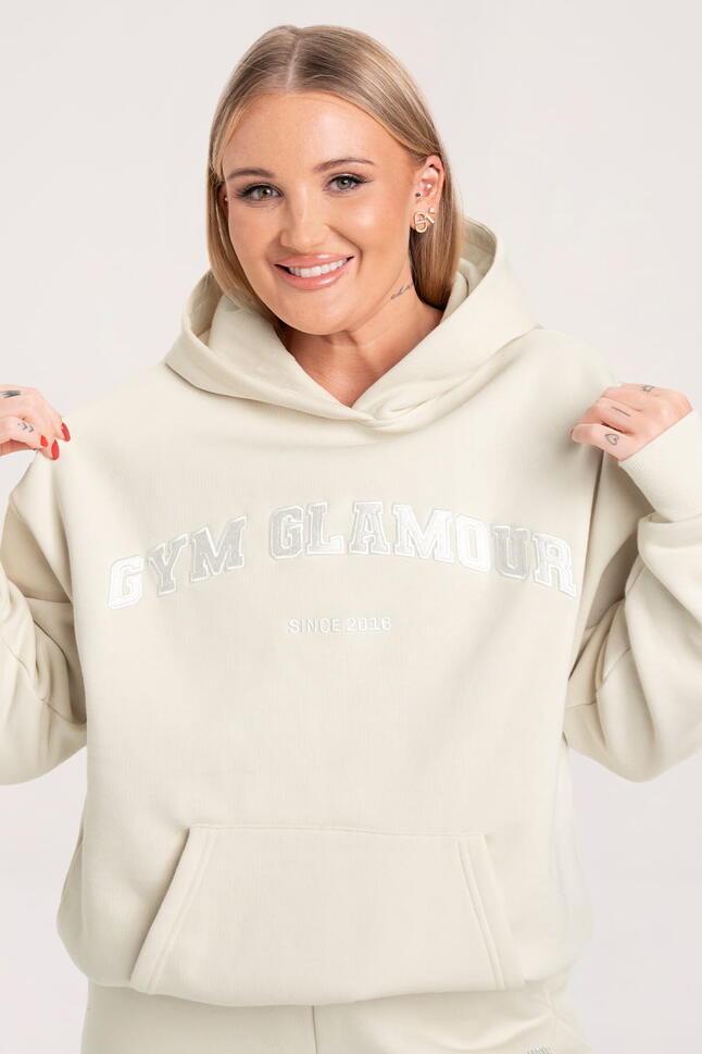 Bluza fitness damska Gym Glamour college off