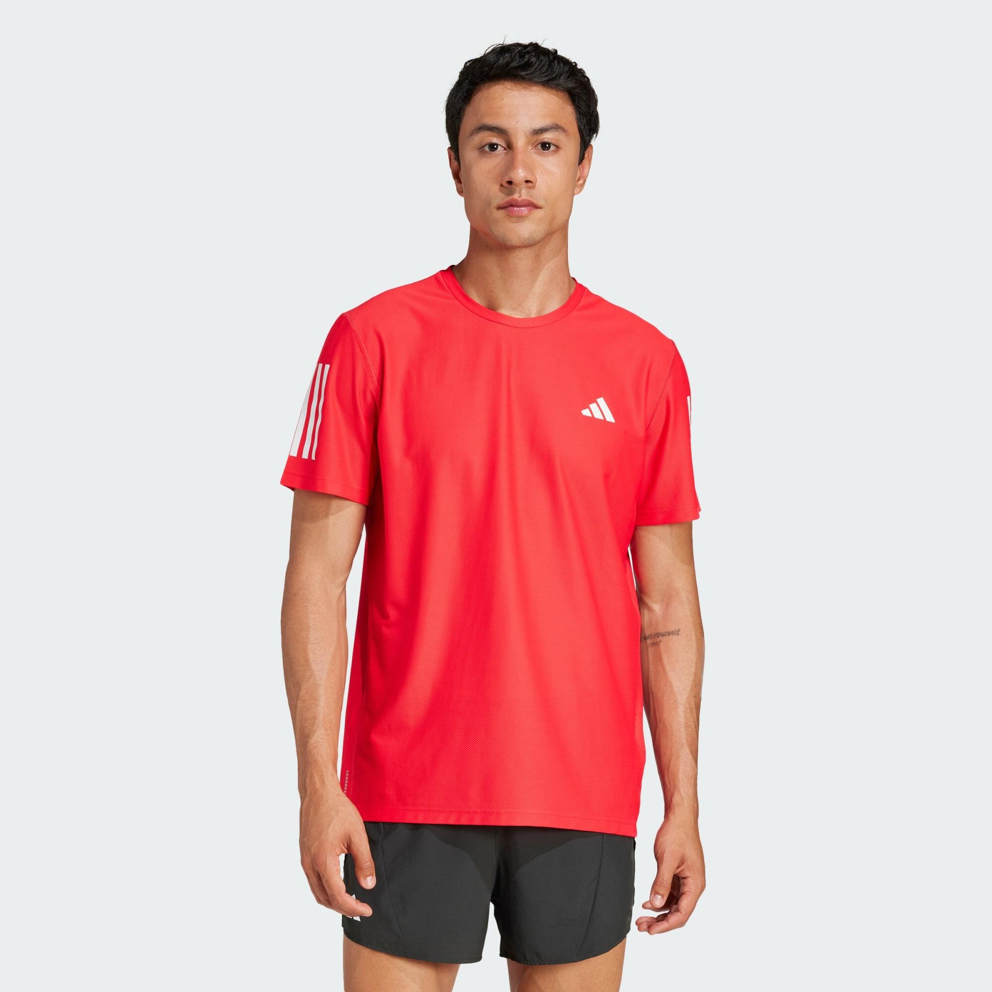 Adidas - T-shirt Own The Run - T-shirt Manches Courtes - Rouge - 42 M/l - Decathlon
