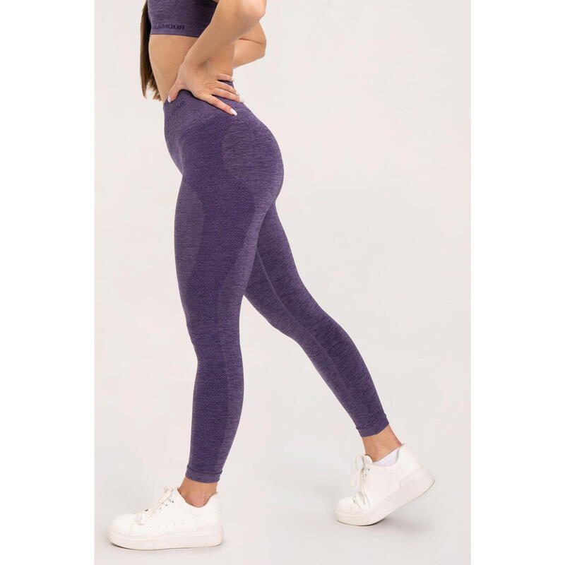 Legginsy fitness damskie Gym Glamour seamless