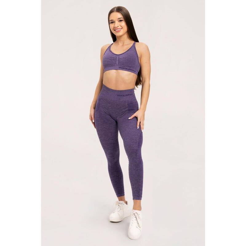 Legginsy fitness damskie Gym Glamour seamless
