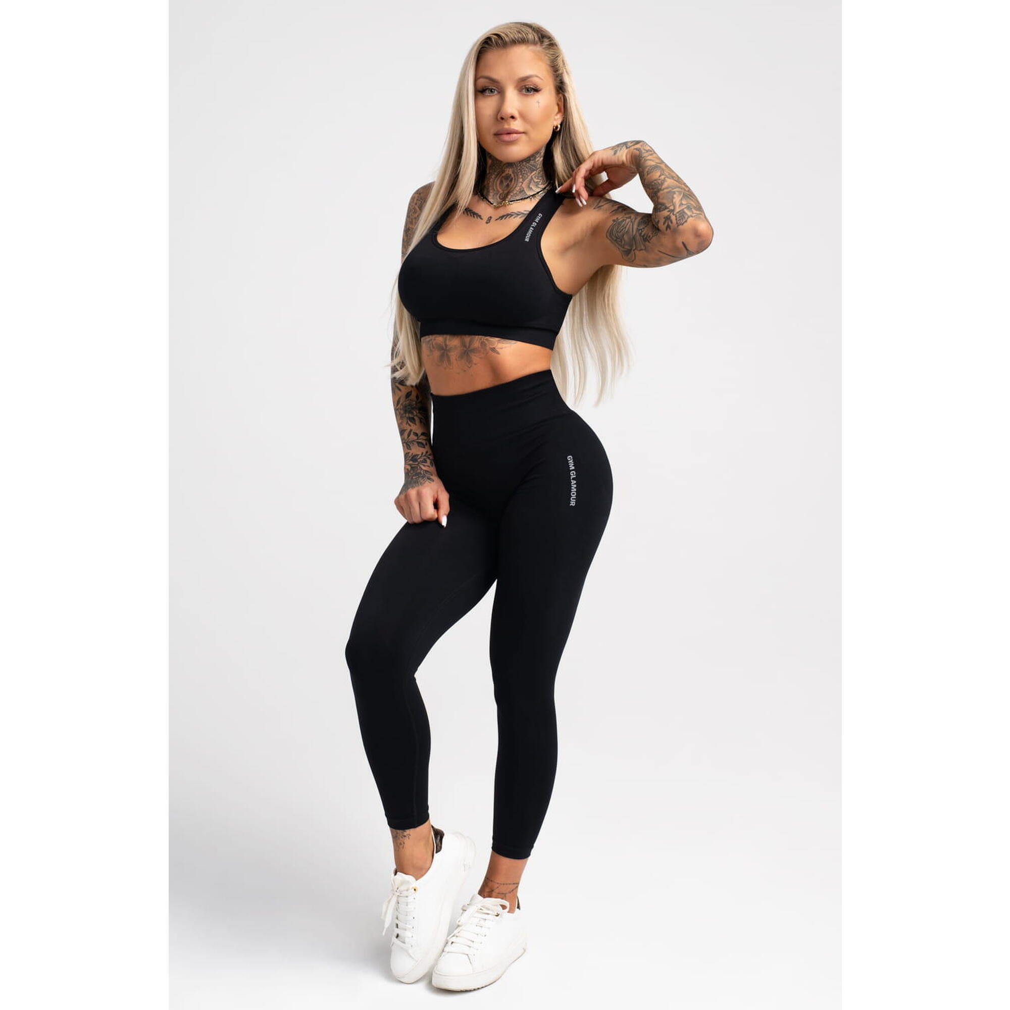 Legginsy fitness damskie Gym Glamour compress
