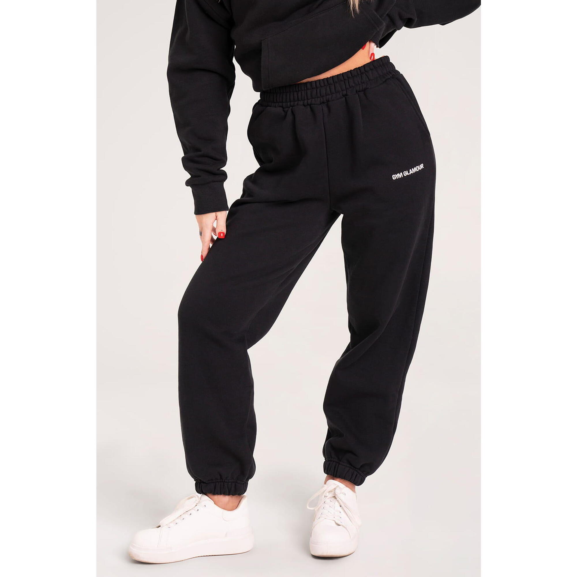 Spodnie fitness damskie Gym Glamour dresowe