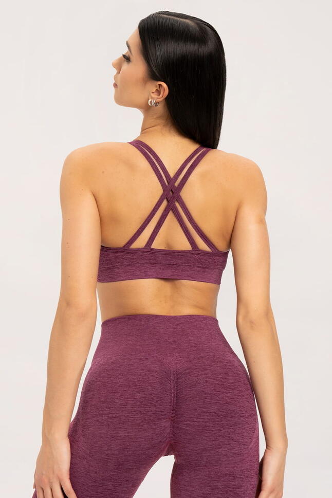 Stanik fitness cardio damski Gym Glamour seamless