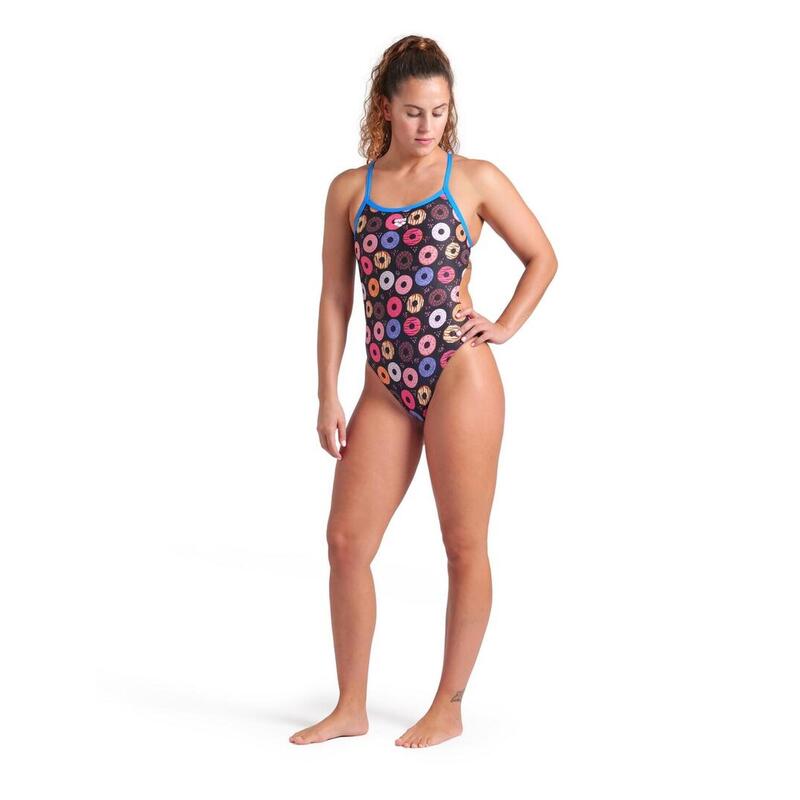 Costum de baie pentru femei Arena Donuts Swimsuit Challenge