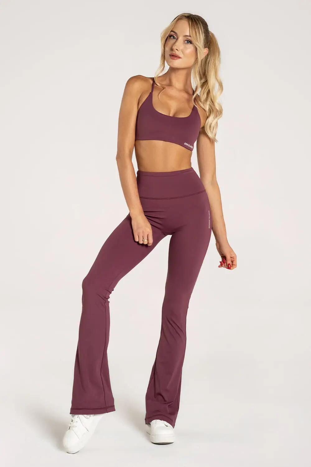 Pantalon pattes d'éléphant femme Gym Glamour 3/7