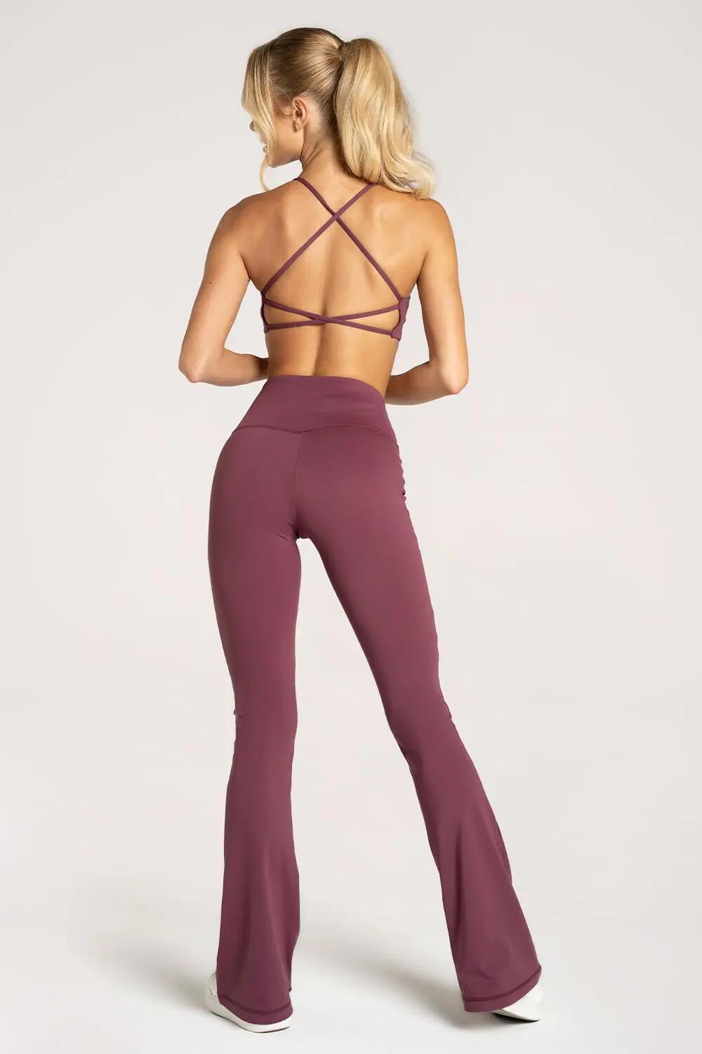 Pantalon pattes d'éléphant femme Gym Glamour 7/7