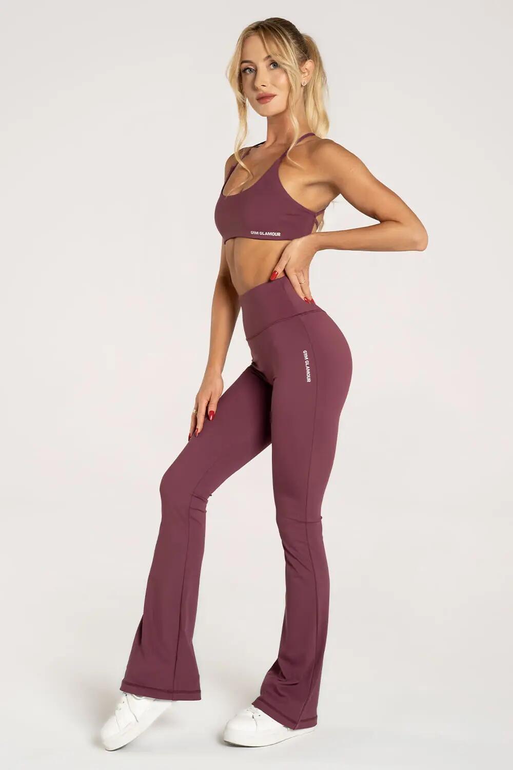 Pantalon pattes d'éléphant femme Gym Glamour 5/7