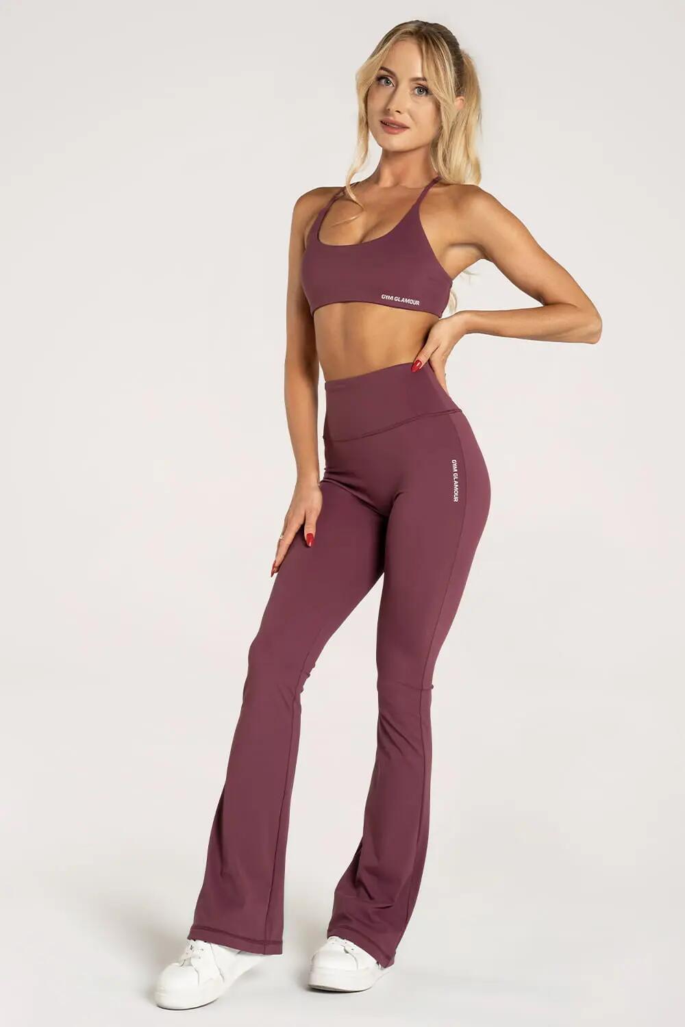 Pantalon pattes d'éléphant femme Gym Glamour 4/7