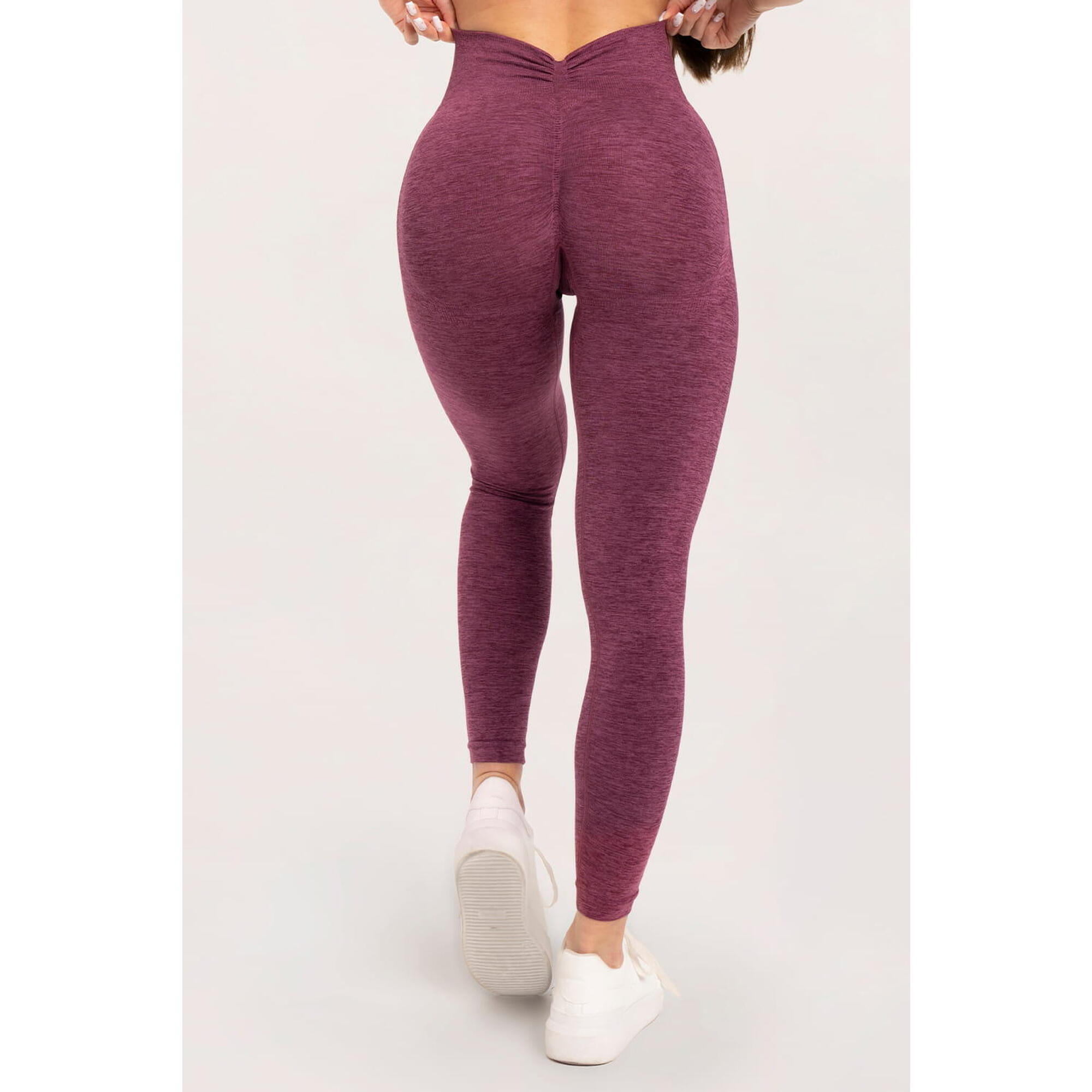 Legginsy fitness damskie Gym Glamour seamless deep push up