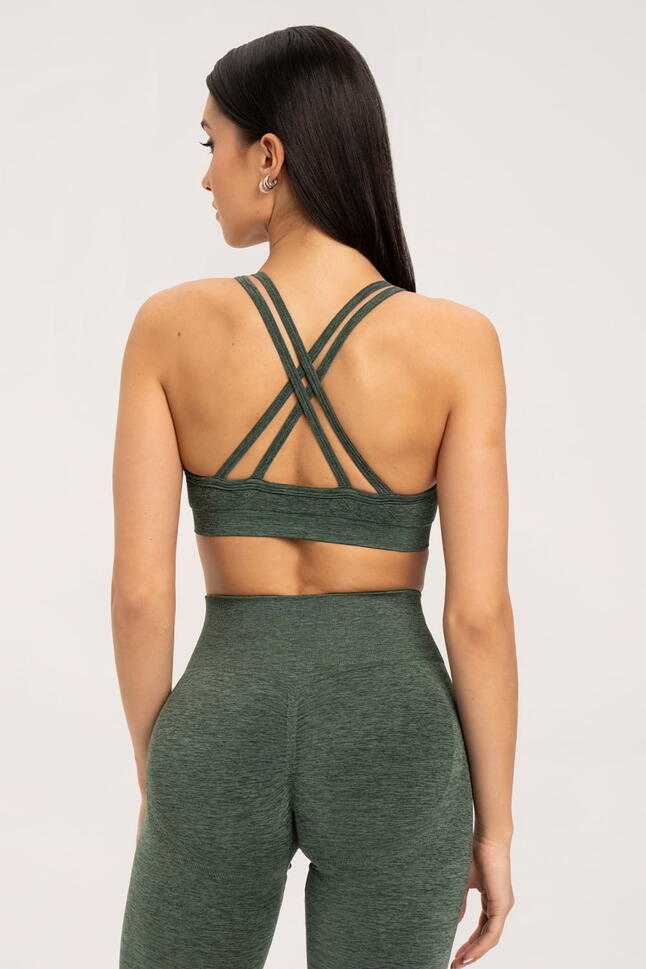Stanik fitness cardio damski Gym Glamour seamless