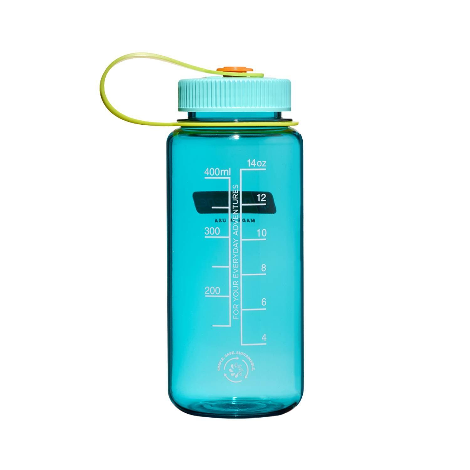 500ml Wide Mouth Sustain Water Bottle - Made From 50% Plastic Waste - Turquoise 3/3