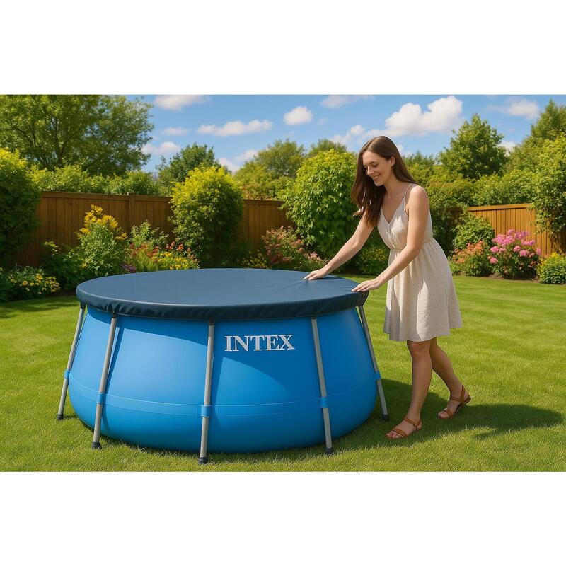 Bazénová plachta EASY Intex 28020 černá 244 cm