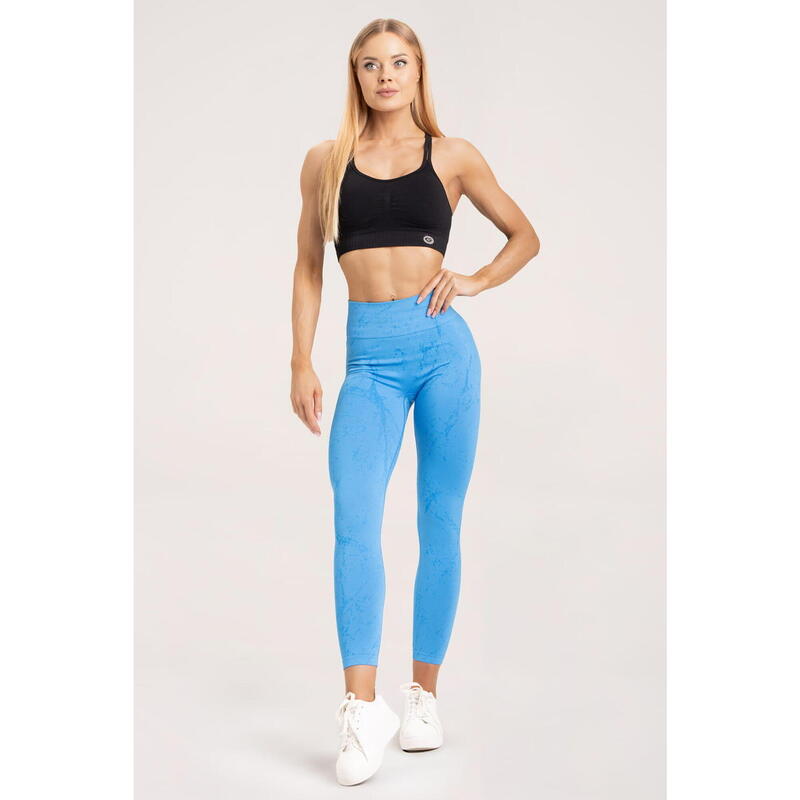 Legginsy fitness damskie Gym Glamour marble