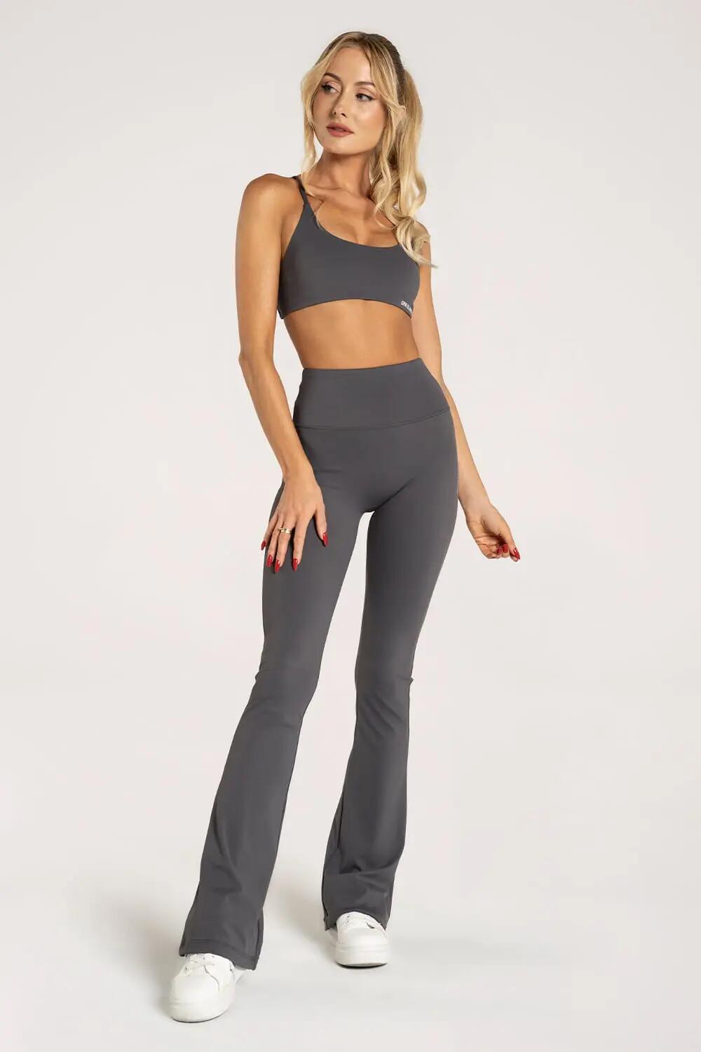 Pantalon pattes d'éléphant femme Gym Glamour 4/7