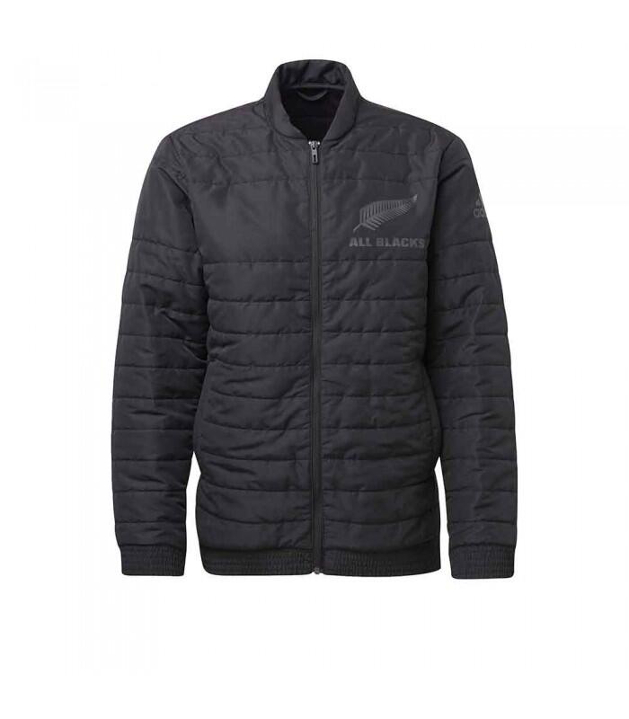 Mens New Zealand All Blacks Rugby Supporters Bomber Jacket 1/3