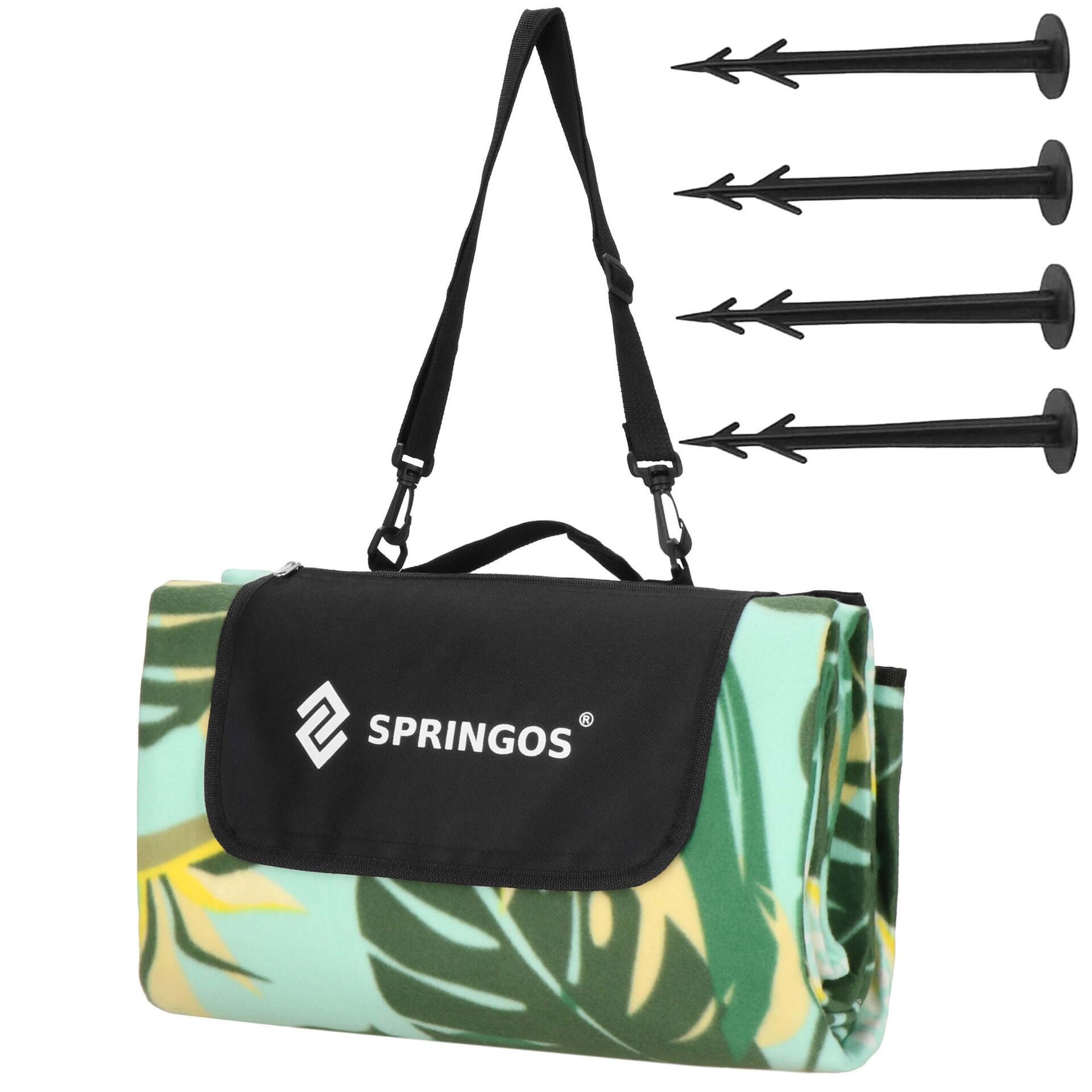 Koc plażowy Springos 200x200 cm składany z izolacją