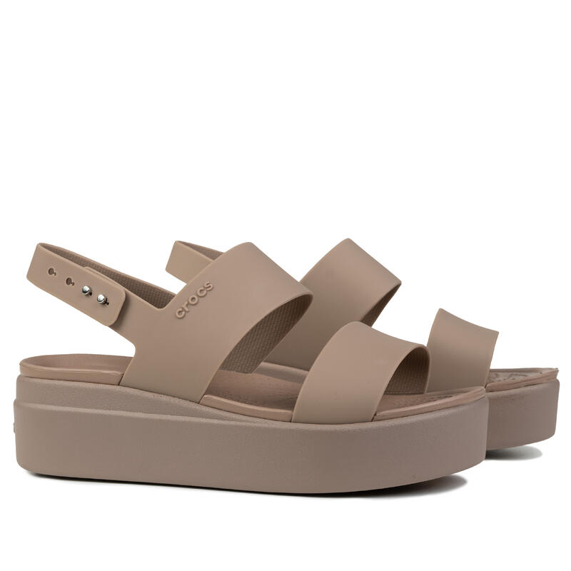 Sandały dmaskie Crocs  BROOKLYN LOW WEDGE