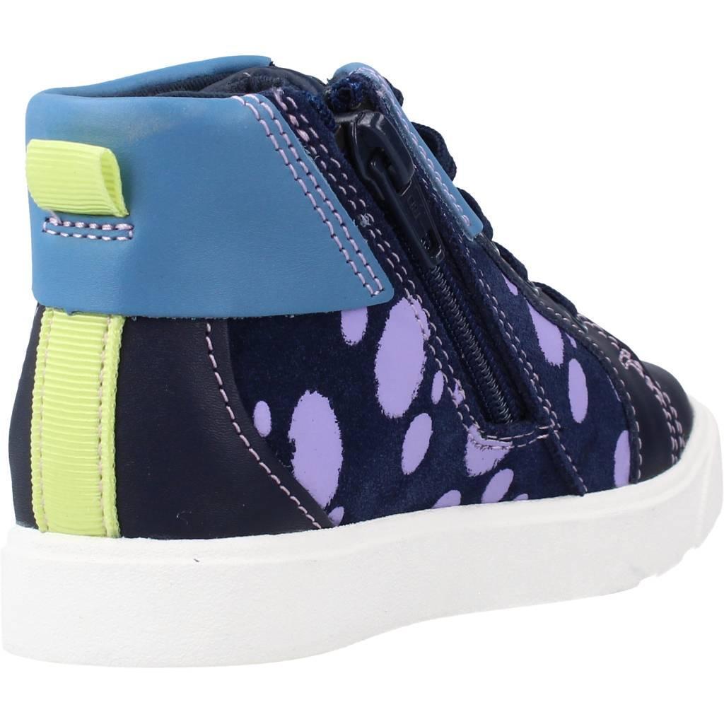 Baskets Clarks Modèle City Scare T Couleur Bleu 3/5