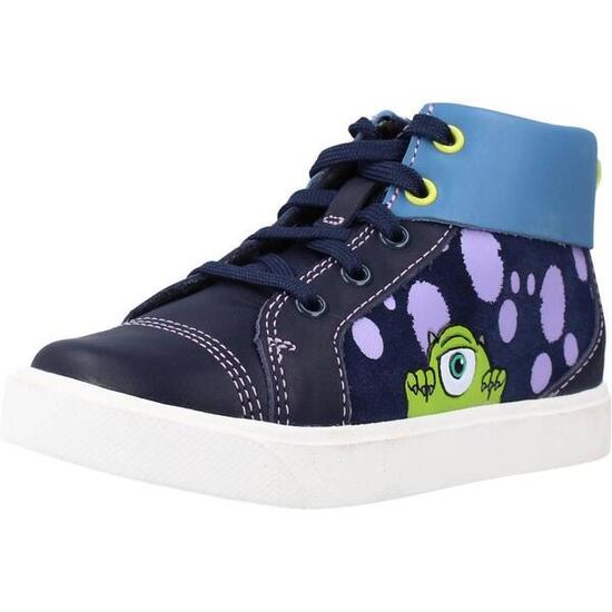 Baskets Clarks Modèle City Scare T Couleur Bleu