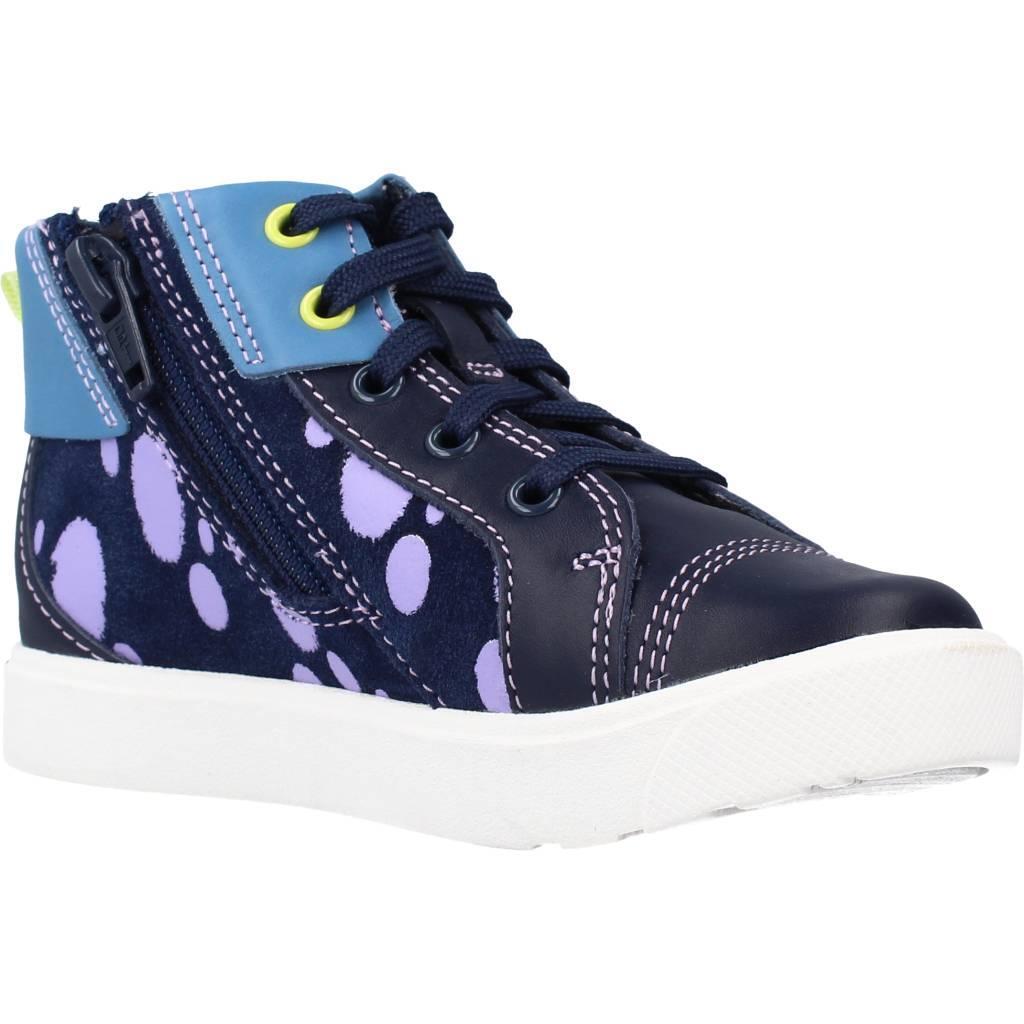 Baskets Clarks Modèle City Scare T Couleur Bleu 5/5