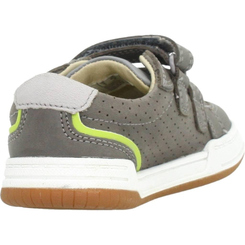 Baskets Clarks Modèle Fawn Solo T Couleur Gris 3/5