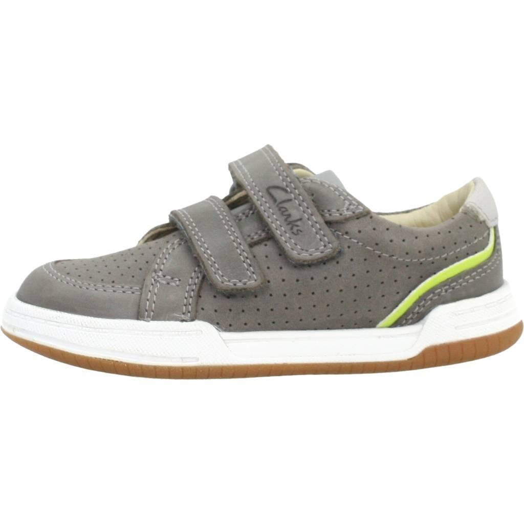 Baskets Clarks Modèle Fawn Solo T Couleur Gris 2/5