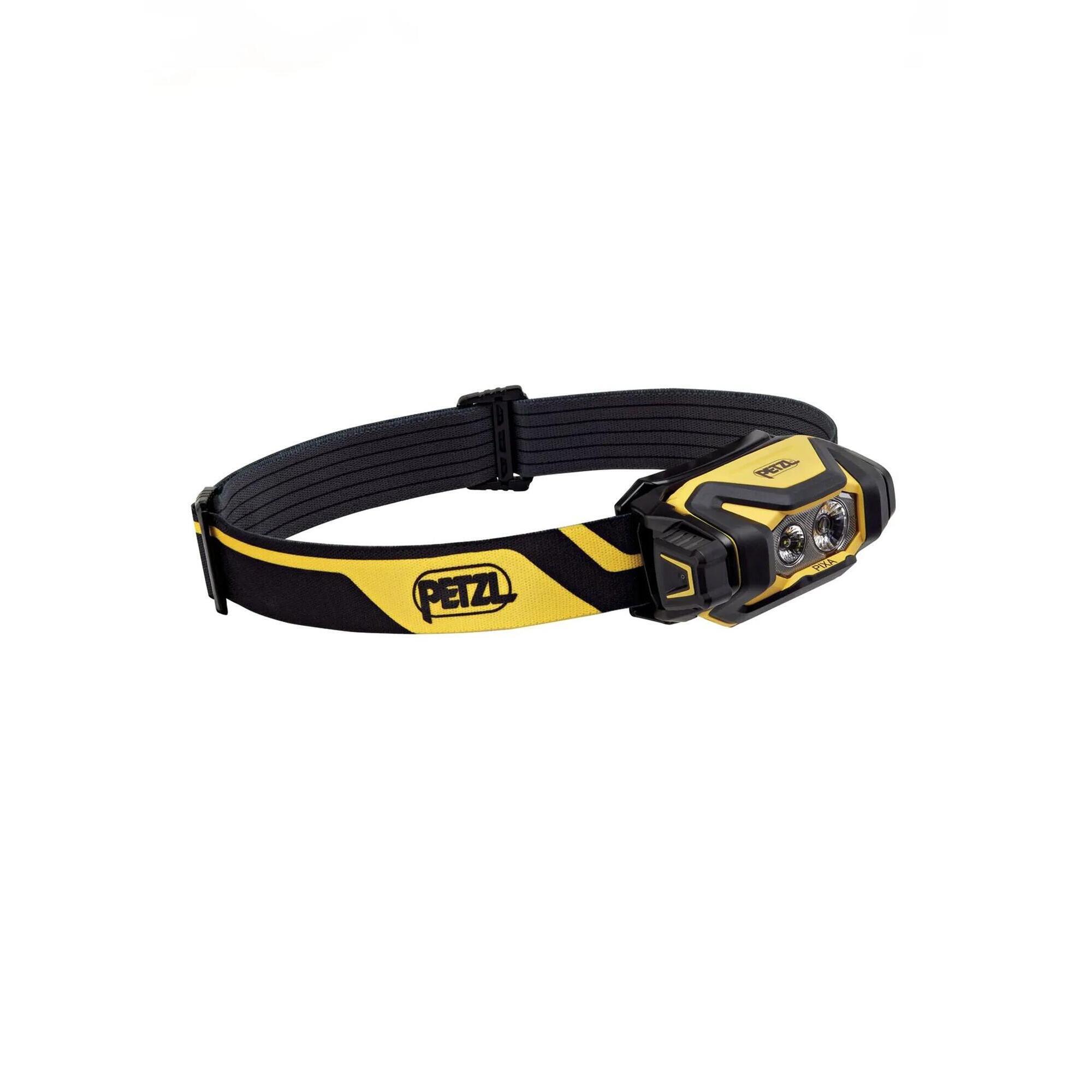Petzl - Lampe Frontale Petzl Pixa 2025 Professionnelle 450 Lm Ip68 Hybride 3xaaa / Core - Lampe Frontale - Jaune|noir - Taille Unique - Decathlon