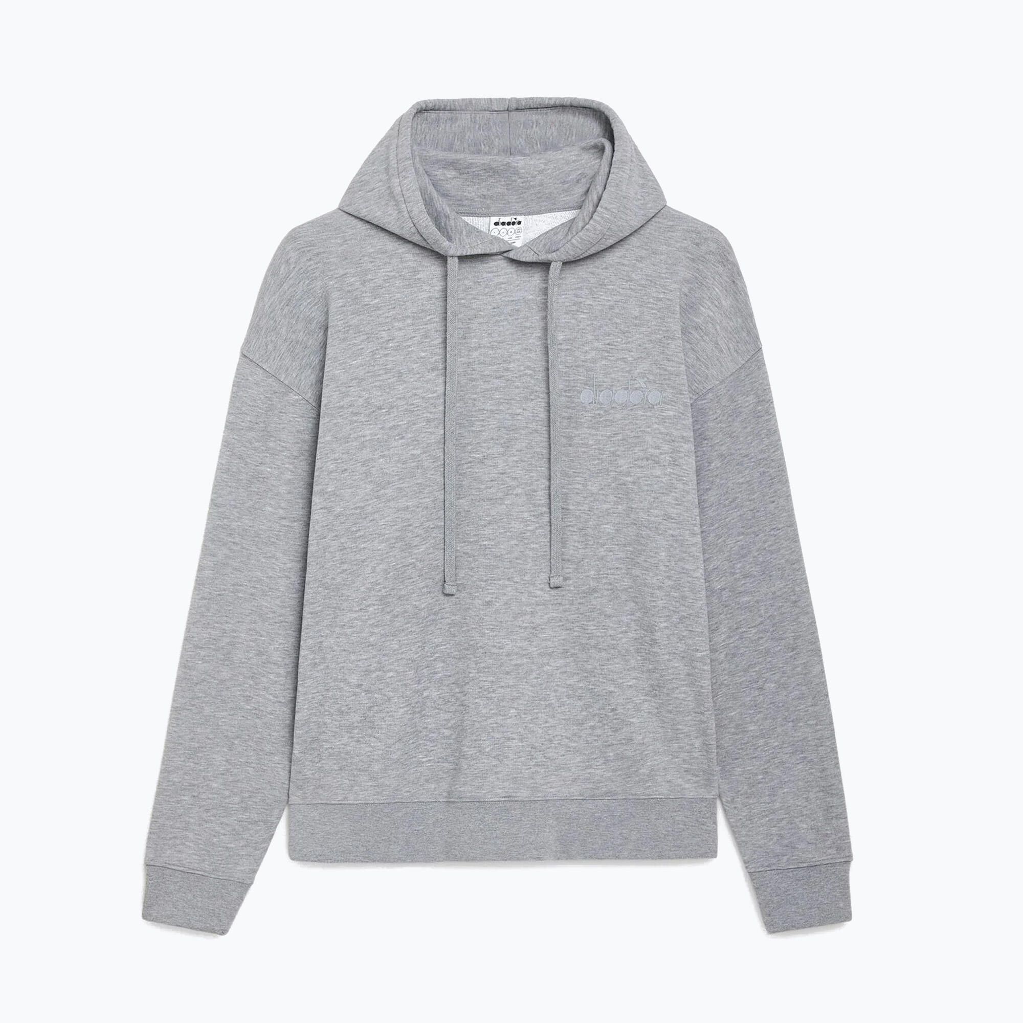 Felpa Diadora con cappuccio e logo Athletic 3/5