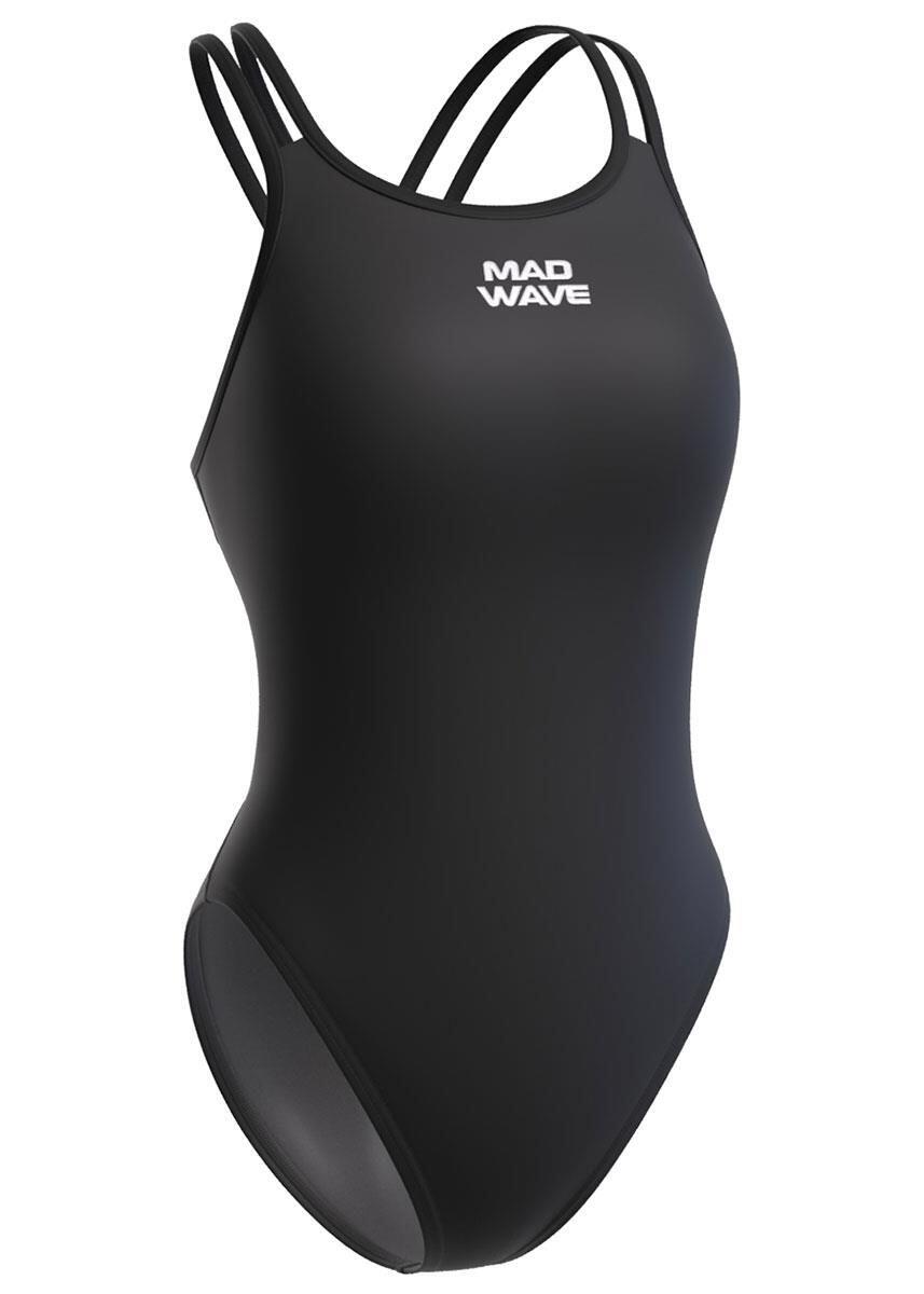 Maillot de bain dos nu Mad Wave PBT - Noir - Taille XS 3/5